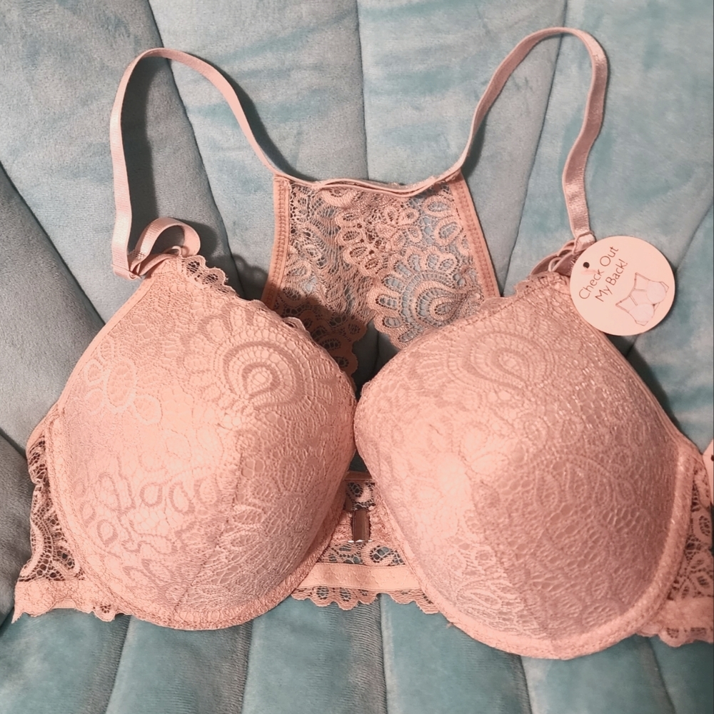 Lace push-up bra 36C